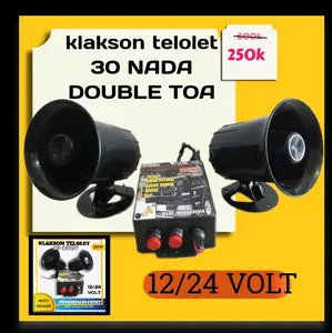 klakson mobil elektrik telolet 2 toa murah