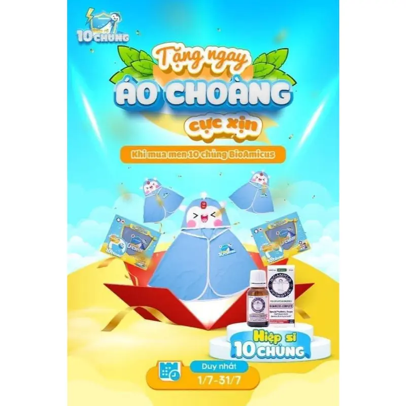 [Tặng áo choàng siêu đẹp] Men vi sinh Bioamicus Complete men 10 chủng Bonstore -An Chi Pharma 2