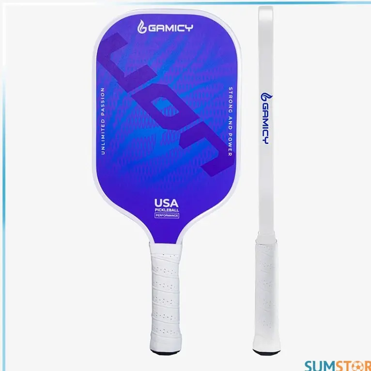Vợt Pickleball LION GAMICY 16mm - Thiết kế sư tử, 50% Carbon - 50% Sợi thủy tinh, nhẹ và bền