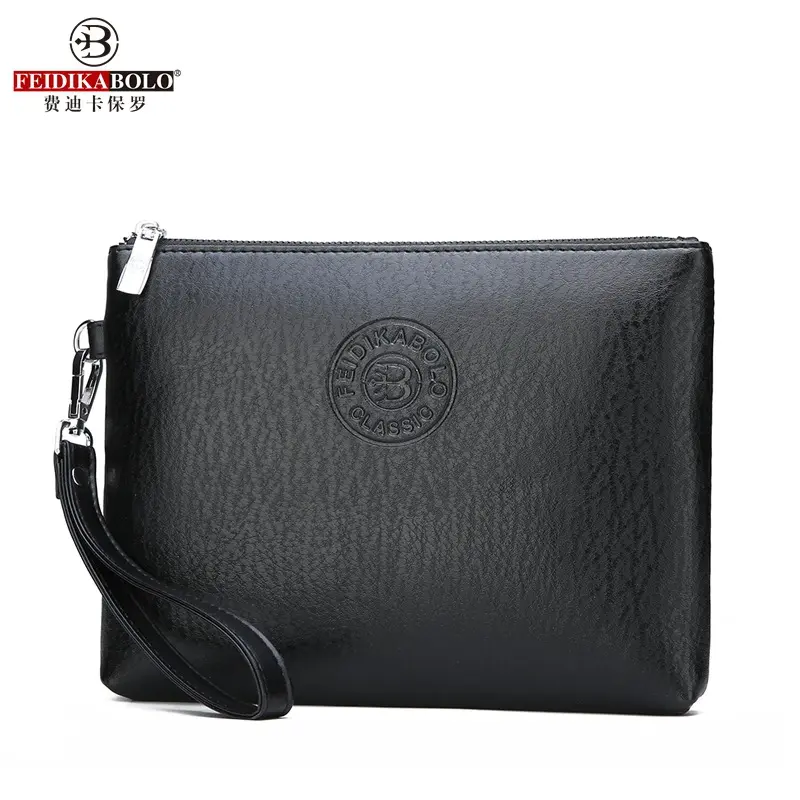Túi Cầm Tay Nam Cao Cấp Mẫu Mới 2025 Thiết Kế Clutch Cải Tiến Chất Liệu Da PU Mềm Mại Không Nhăn Sức Chứa Lớn Đa Năng Tích Hợp Ngăn Đựng Ví Chuyên Dụng 2 Ngăn Điện Thoại Di Động Phong Cách Thường Ngày Sang Trọng Phù Hợp Sự Kiện Du Lịch Công Sở Đa HoànCảnh 4