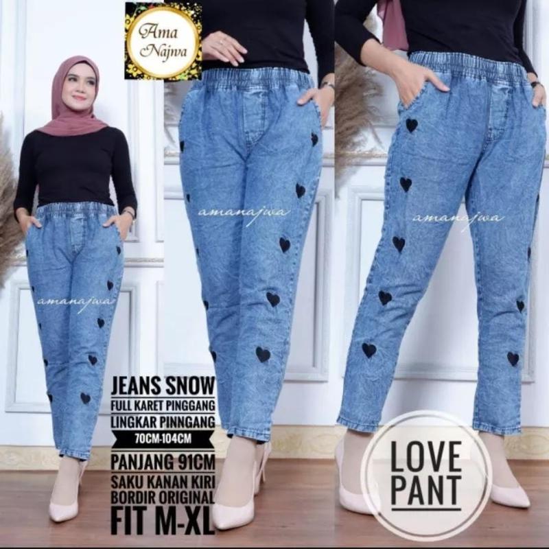 CELANA JEANS WANITA KEKINIAN Panjang 6