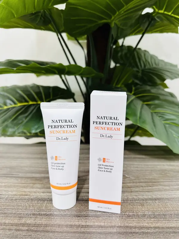 Kem chống nắng Dr Lady, nâng tone trắng hồng, kiềm dầu, tuýt lớn 60ml, Hàn Quốc 3