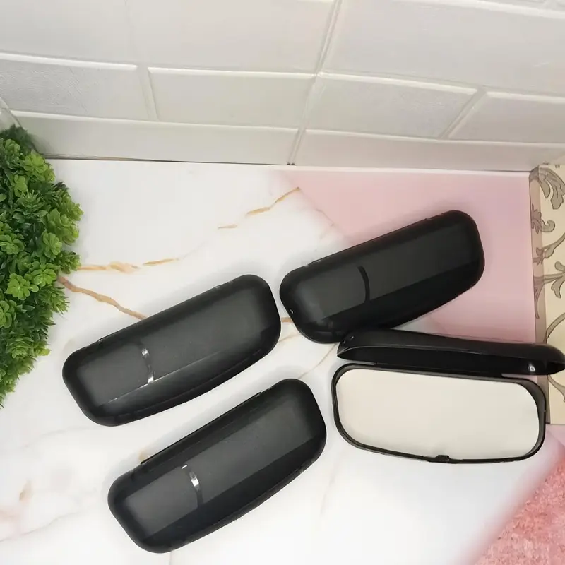 Hard case Kacamata Kotak Kacamata  BoxKacamata Tempat Kacamata  Plastik Free Lap Pembersih 3