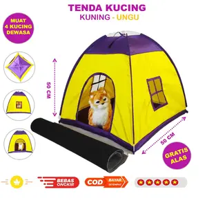 Tenda Kucing/Anjing Kasur Kucing Besar 50x50x50cm