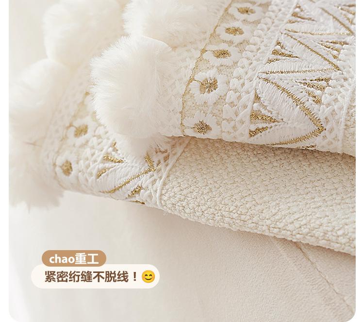 Product Introduction of New Cream Style Teddy Velvet Universal Sofa Cover for All Seasons, Full Coverage, Non-Slip Integrated Leather Sofa Cover 21