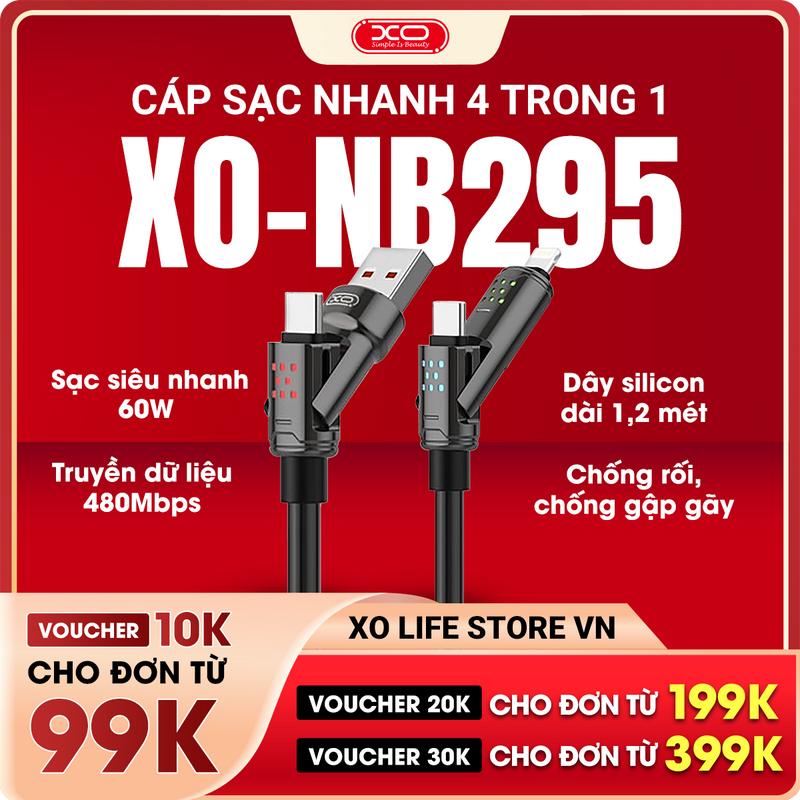 [LIVESTREAM] Dây cáp sạc nhanh đa năng 4 trong 1, công suất mạnh 60W, truyền dữ liệu 480Mbs, dây silicon dài 1 mét 2, chống rối, chống đứt gãy, đầu cắm kim loại, đa cổng sạc Type C, Lightning, USB, sạc điện thoại Android, sạc Iphone,bảo hành 1 đổi 1