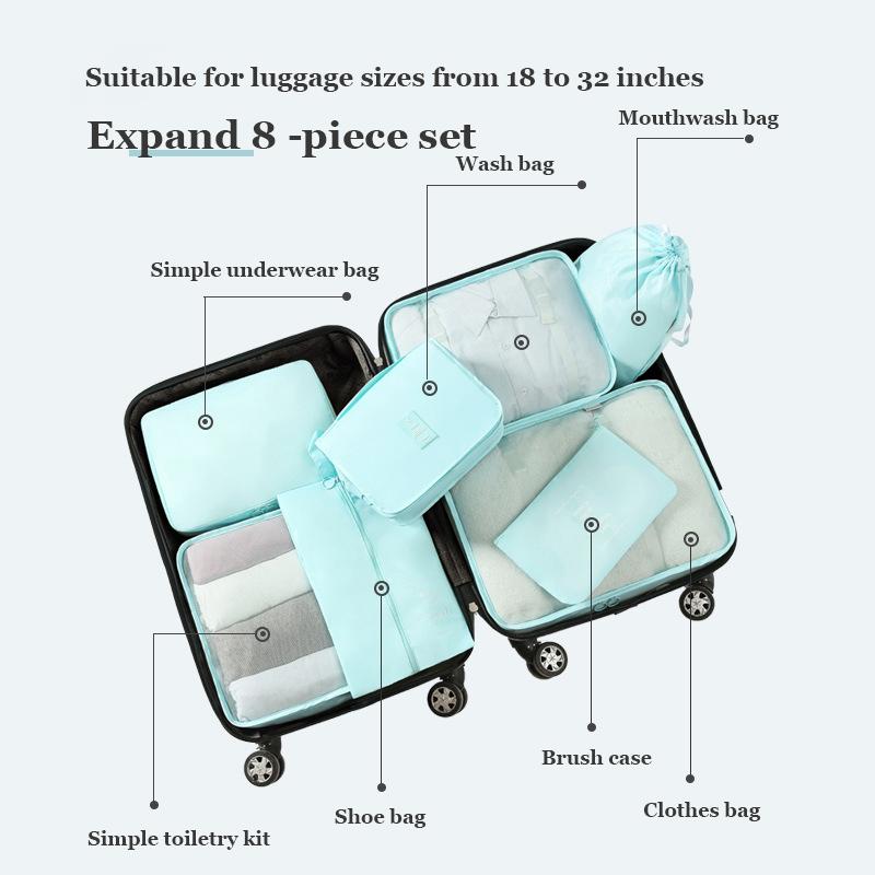 Product Introduction of 【SG Ready Stocks】New Travel Storage Bag Underwear Shoe Clothes Storage Package Tourist Tidal Bag Drawstring Bag Wash Bag 14