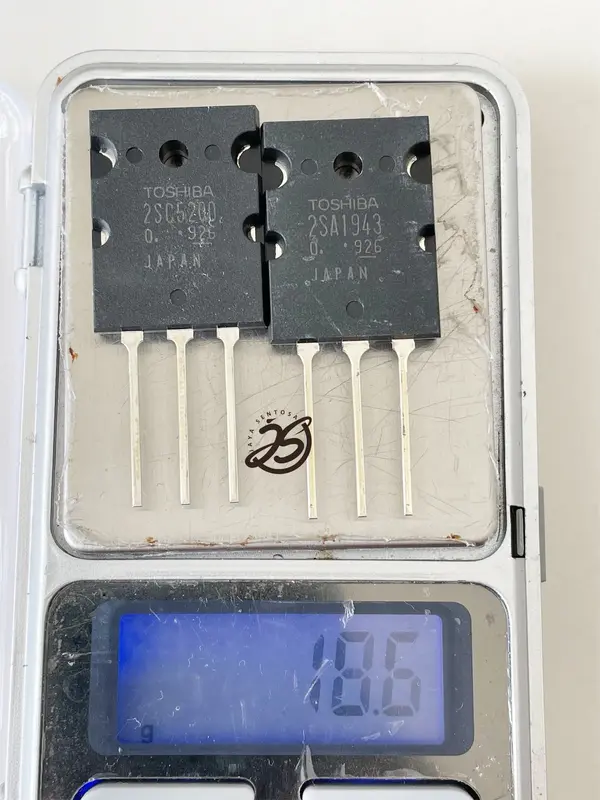 TRANSISTOR A1943 C5200 (1SET) KWALITAS SUPER 2SA1943 2SC5200 DIFFUSED JAPAN 4