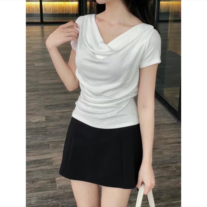 ÁO THUN CỔ ĐỔ CHẤT COTTON, ÁO KIỂU CỔ ĐỔ CHẤT COTTON CO DÃN