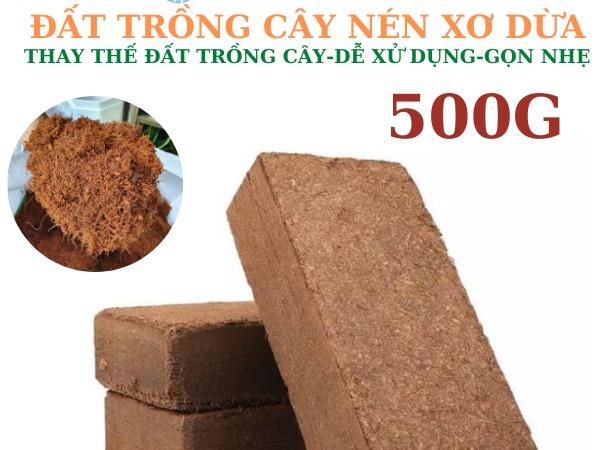  Đất trồng cây nén viên xơ dừa đất sạch hữu cơ vi sinh TOTT’s fertilizer viên 500g 
