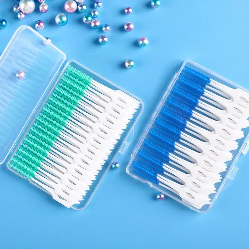 Comfort Dental Floss, Silicone Dental Flosses, Oral Care Gap Brush, Tooth Gap Cleaning Tool, Daily Oral Care Product 6