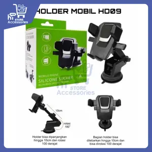 Holder Mobil HD-09 | Cas Holder HD09 360 Degree Rotation Universal HP Handphone