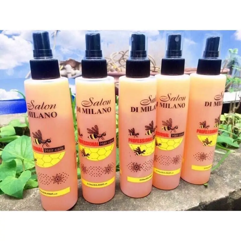 Xịt dưỡng sữa ong Salon Di Milano dưỡng tóc mềm mượt, lưu hương, phục hồi tóc gãy rụng