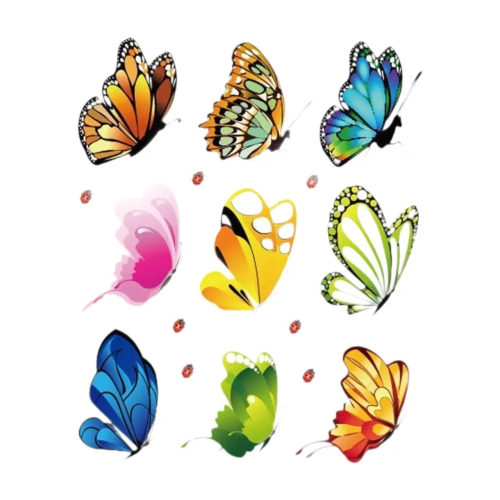 Butterfly Wall Sticker Wallpaper Art Decorations Home Decor Butterflys Wall Decal for Girls Women Room Decor Bathroom Playroom