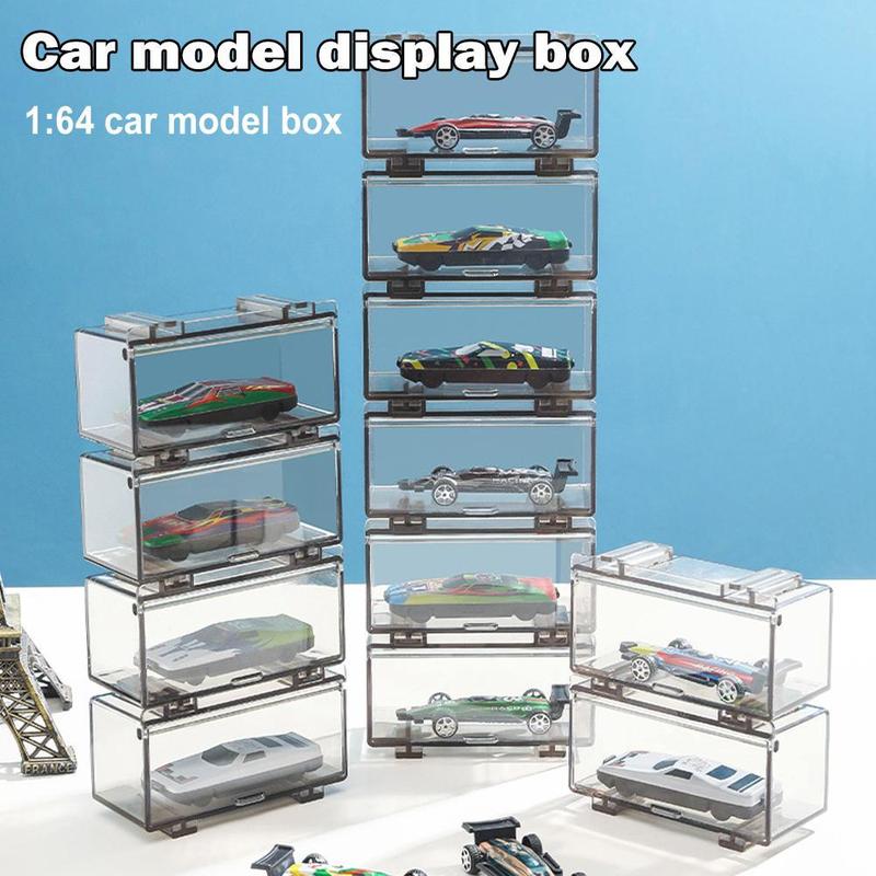 Transparent Assembly Car Model Organizer Toy Car Model Box Organizer Boutique Display J0W4 4