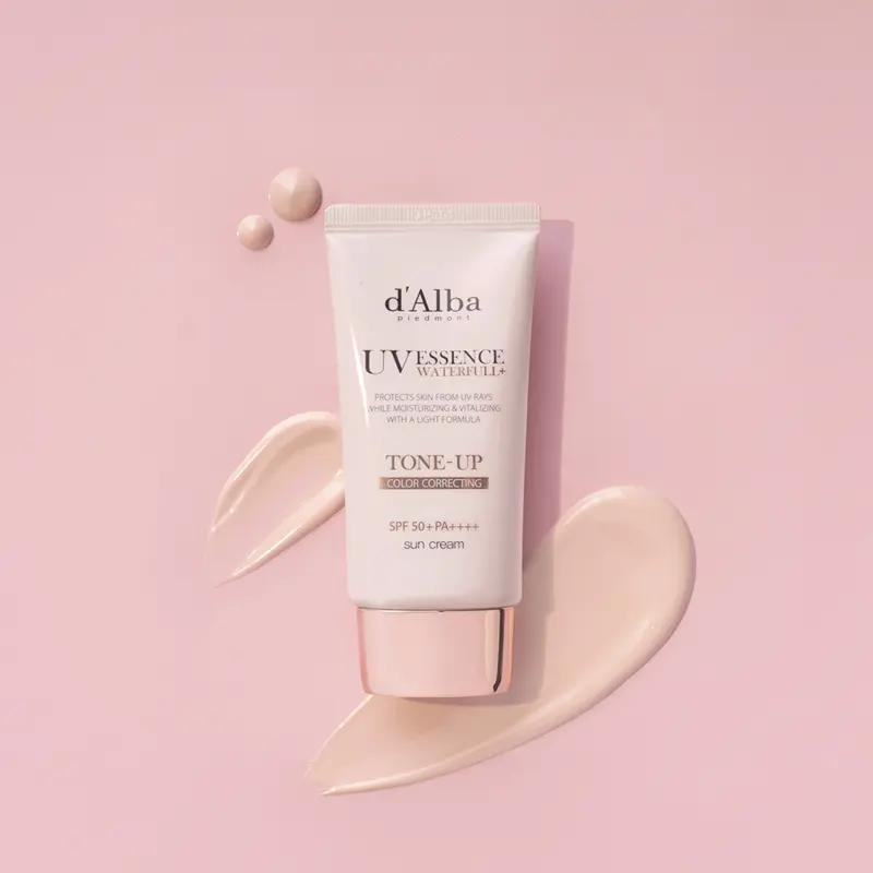 [50ml] [TONE-UP]Kem chống nắng thuần chay d'Alba Waterfull Tone-Up Sun Cream SPF50 + PA + + + + 50ml Tất cả các loại da Sunscreen Skincare SPF 50 6