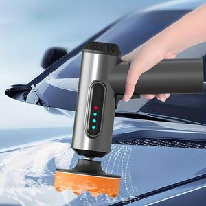 Wireless Car Polishing Machine, USB Rechargeable Digital Display Electric Polishing Waxing Tool, Small Polishing Waxing Machine, Suitable for Car Beauty