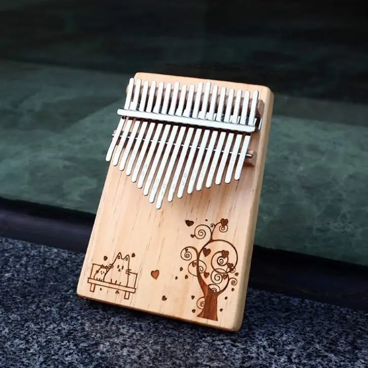 Đàn Kalimba Zami 17 Phím Âm Thanh Vang Tặng Sách Hướng Dẫn, Đầy đủ phụ kiện, Đàn kalimba giá rẻ 5