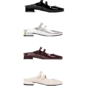 Bets Product! Aeirah.id Arabella Mary Jane Shoes Wanita Material Premium Kulit sintetis berkualitas tinggi dengan efek glossy mewah yg tampak seperti kulit asli Nyaman Seharian, Tanpa Lecet!Lapisan dalam lembut & breathable, anti gerah walau dipakai lama