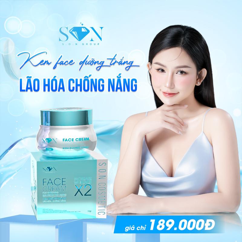 [PHIÊN BẢN NÂNG CẤP] - KEM FACE HỖ TRỢ DƯỠNG TRẮNG DA CHỐNG NẮNG ,HỖ TRỢ CHỐNG LÃO HÓA -  S O N COSMETIC