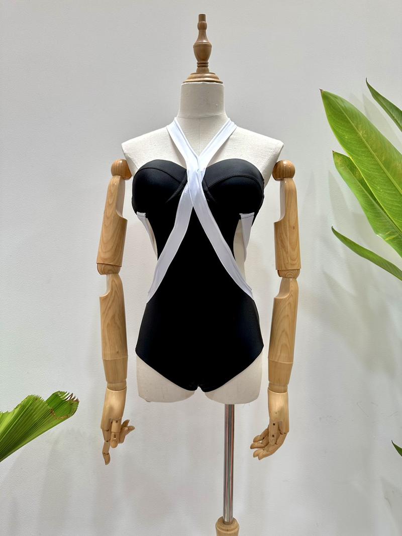 Product Introduction of BIKINI ĐỒ BƠI MỘT MẢNH LIỀN THÂN CHỮ X VIÊN TRÁNG KHOÉT EO 373 4