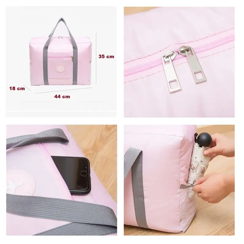 [HAPPY FLIGHT] Foldable Travel Bag / Tas Pendamping Koper Kapasitas Besar 2