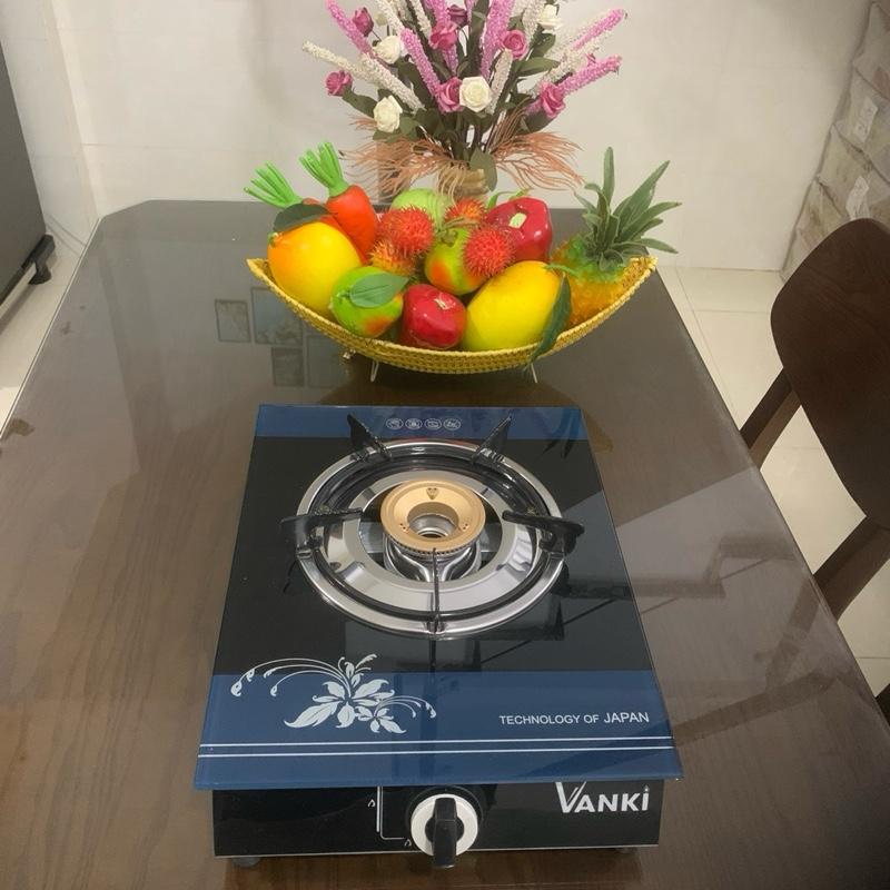 Bếp gas đôi vanki kính cường lực cao việt nhật 8