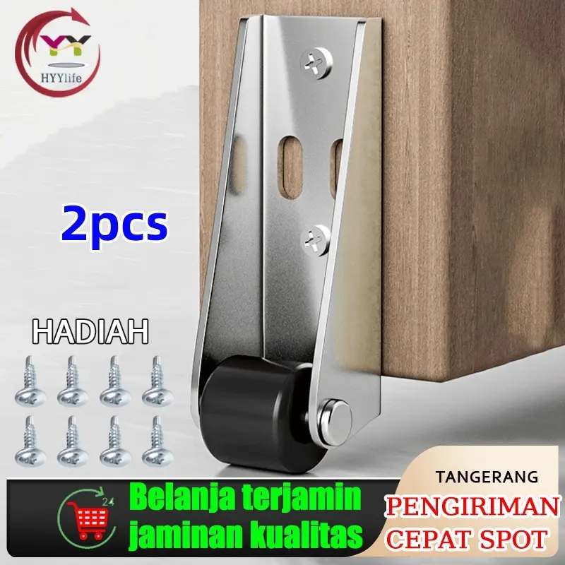Perbaikan Penurunan Pintu Roda Vertikal Untuk Instalasi Di Sisi/Roda Bawah Pintu Kuno