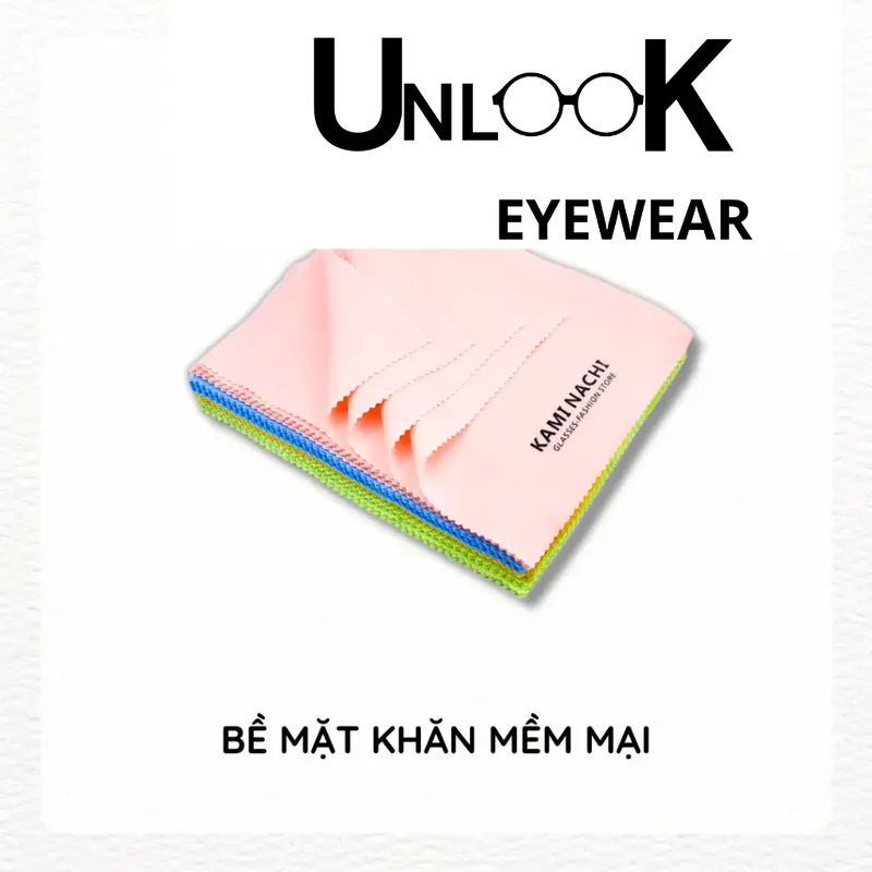 Khăn lau kính đa năng chuyên dụng UNLOOK EYEWEAR loại 1 - Lau mắt kính cận, mặt kính điện thoại 6