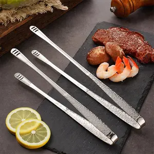 201 Klip Barbekyu Steak Baja Tahan Karat, Klip Makanan Dapur, Klip Roti Rumah Tangga