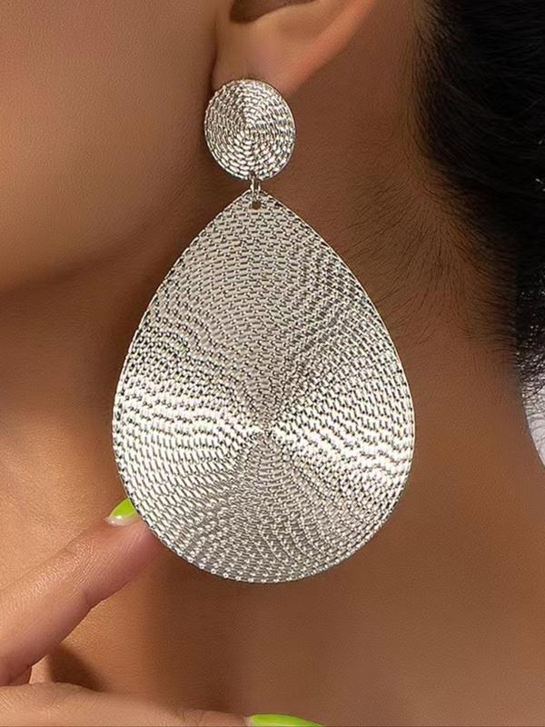 Boho Style Water Drop Design Dangle Earrings, Exaggerated Geometric Pendant Earrings for Women, Fashion Jewelry for Party, Daily Decor, Trendy All-match & Exquisite Jewelry for Birthday Gift 0