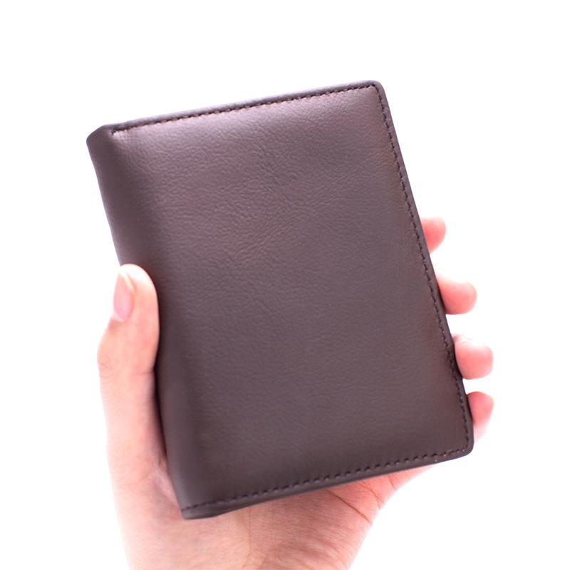 Product Introduction of New Fashion men's wallet Leather Wallets For Men Coin Purse Vertical Credit Card Holder Money Bag Outdoor Sports Bags 6