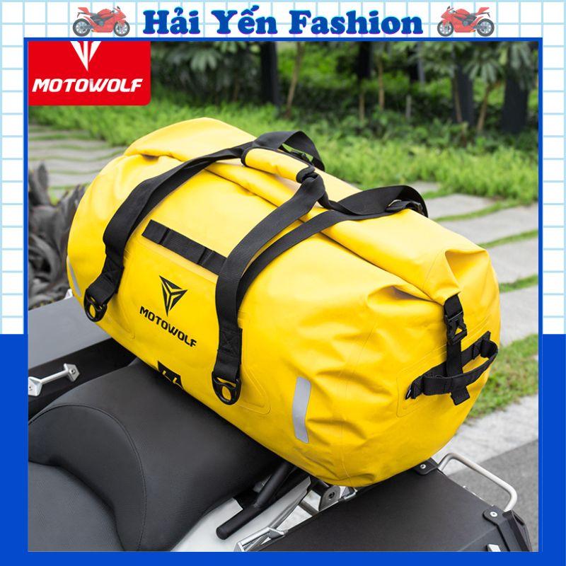 Túi Trống Chống Nước Du Lịch Thể Thao Phản Quang MOTOWOLF MDL0701 [Size 40L/60L]