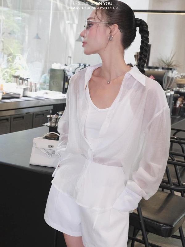 Áo sơ mi tay dài COCOBEBE NUR SHIRT