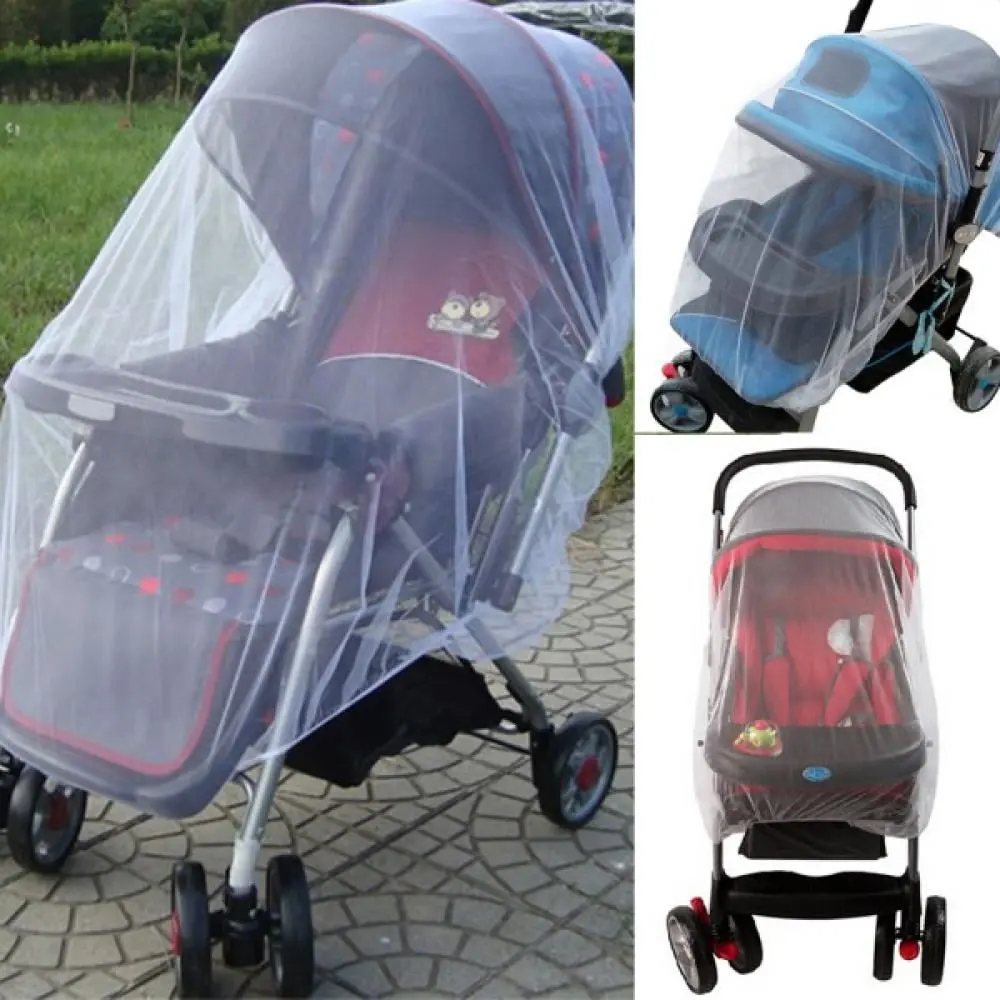 Mosquito Net for Stroller Baby Mosquito Net Bug Netting for Strollers Carriers Car Seats Cradles (White)
