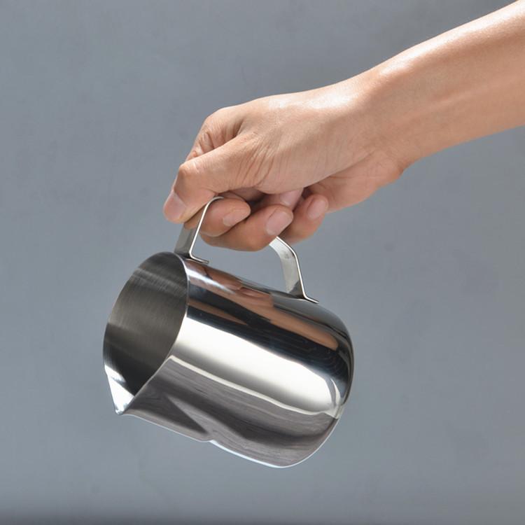 Product Introduction of 350/600ml Milk Jugs Fashion Stainless Steel Milk Craft Milk Frothing Pitcher Coffee Latte Frothing Art Jug Pitcher Mug Cup 3