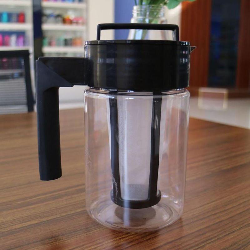 Product Introduction of Cold Brew Coffee Maker, 1 Count Glass Coffee Pot with Handle & Lid, Coffee Making Tool for Home Office  Kitchen Dormitory Dining Room 7