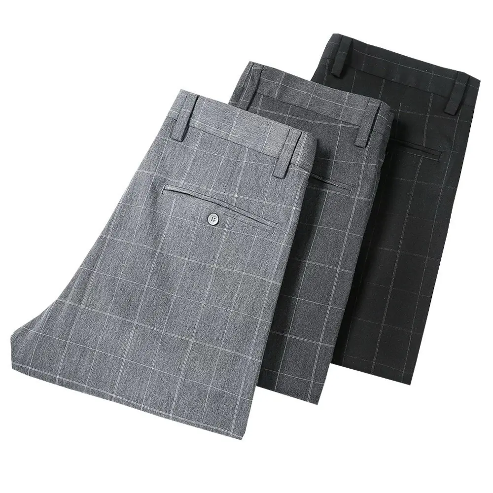 QK04.Quần Kẻ Nam Chất liệu Vải coton tự nhiên Có Túi - Menswear