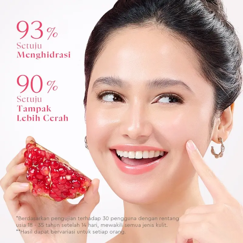【NEW LAUNCH】GLAD2GLOW POMEGRANATE NIACINAMIDE BRIGHTENING TONER Whitening Mencerahkan dan meratakan warna kulit Menenangkan kulit kemerahan, mengunci kelembapan 1