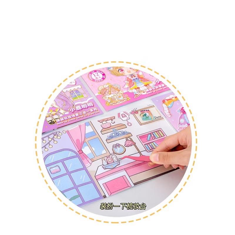 Product Introduction of F.R DIY Sổ sách sticker trang trí tủ đồ công chúa, giao màu ngẫu nhiên 14