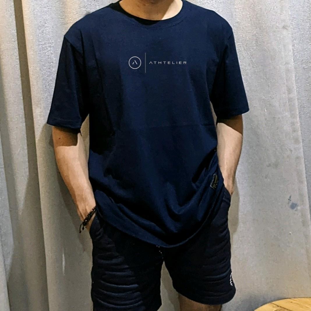 AtHhlr new arrival fashion flas sale gaenius original Katun casual Cotton 24s kaos pria kaos simpel