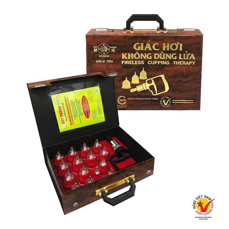 Bộ giác hơi 17 ly giác không dùng lửa Duy Thành YGH01