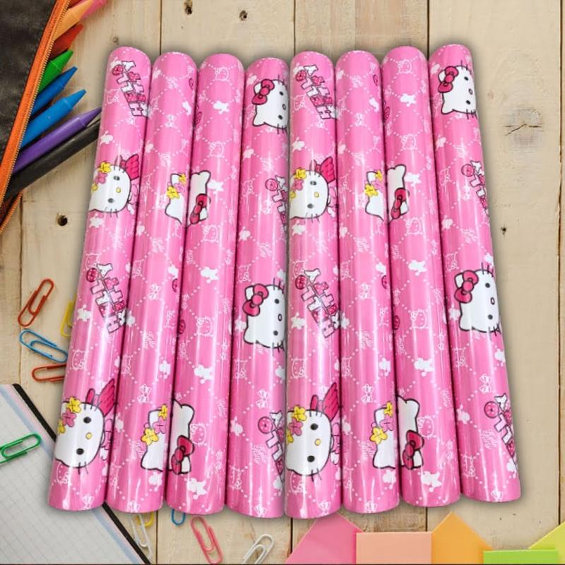 Giấy Dán Tường Hoạt Hình Kitty Hồng Caro