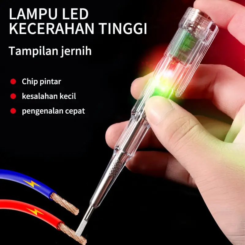 Obeng Tester TesPen Obeng Tes with Indicator Dual LED 1