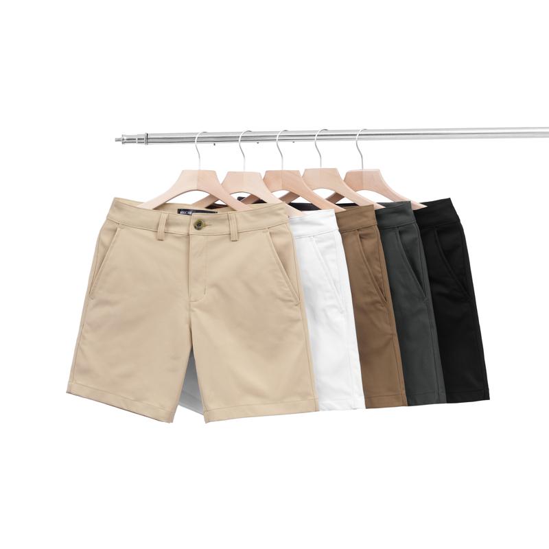Quần short-Đùi Nam MRCHI form trên gối 2 Túi Trước và Túi Sau Vải Kaki Co Giản Cao Cấp trẻ Trung Năng Động Menswear Có Túi 0