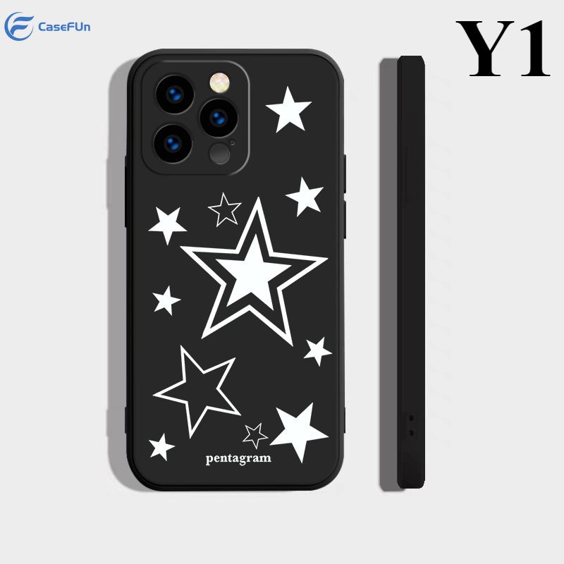 Product Introduction of Case Hp For Vivo Y03 Y18 Y17s Y27S Y36 Y22 Y33S Y16 Y35 Y11 Y12i Y20 Y15s Y02A Y33s Y15A Y91C Y21S Y02T Y02A Y02s Y17 Y30i Y53S Y50 V19 V21e V23e V25 S1 Pro Simple Solid Color Empty Solid Star Phone Case Cover Casefun 42