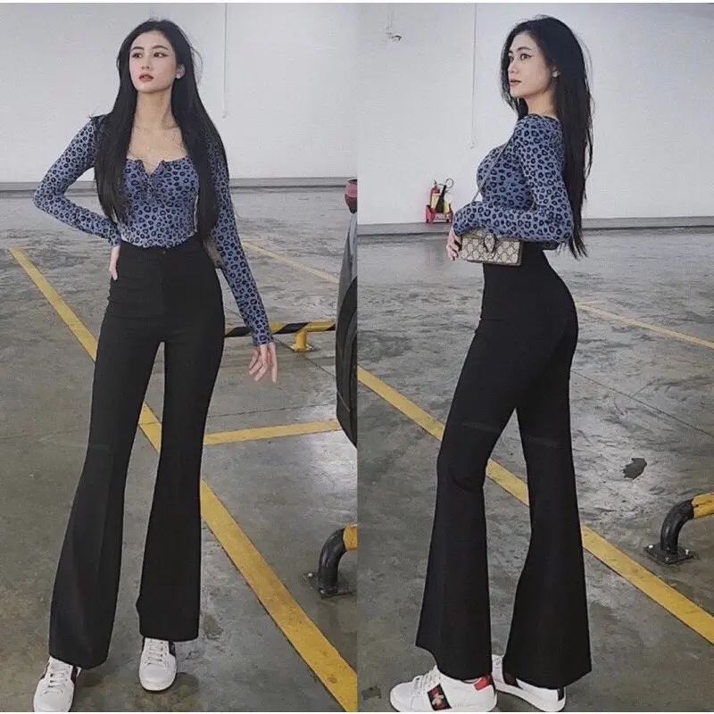 Quần Dài Ống Bass 1 Cúc Dây Kéo Chất Cotton Umi Loại 1 4