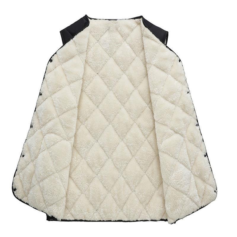Product Introduction of Áo Ghi Lê Nam, Trung Người Già Và Cao Tuổi, Mặc Mùa Thu Và Mùa Đông, Hàng Mới Về, Lót Lông Cừu, Dày Dặn, Ngoại Cỡ, Thích Hợp Cho Bố, Phong Cách Trung Người Già 16