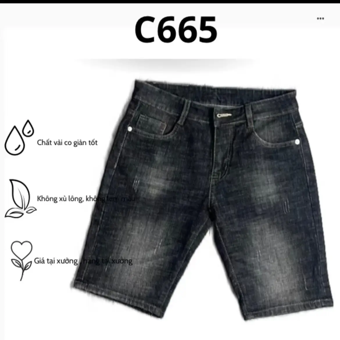Quần jiean nam màu xám đậm cào (ảnh shop tự chụp )