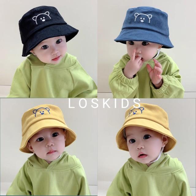 Product Introduction of TOPI ANAK BAYI 1 SAMPE 3 TAHUN TOPI BUCKET ANAK BERKUALITAS MOTIF BERUANG TERBARU Hitam Denim 1